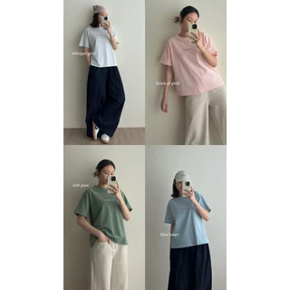 FADTHINGS : love me a little more - velvet touch cotton tee 🫰🏻🧵