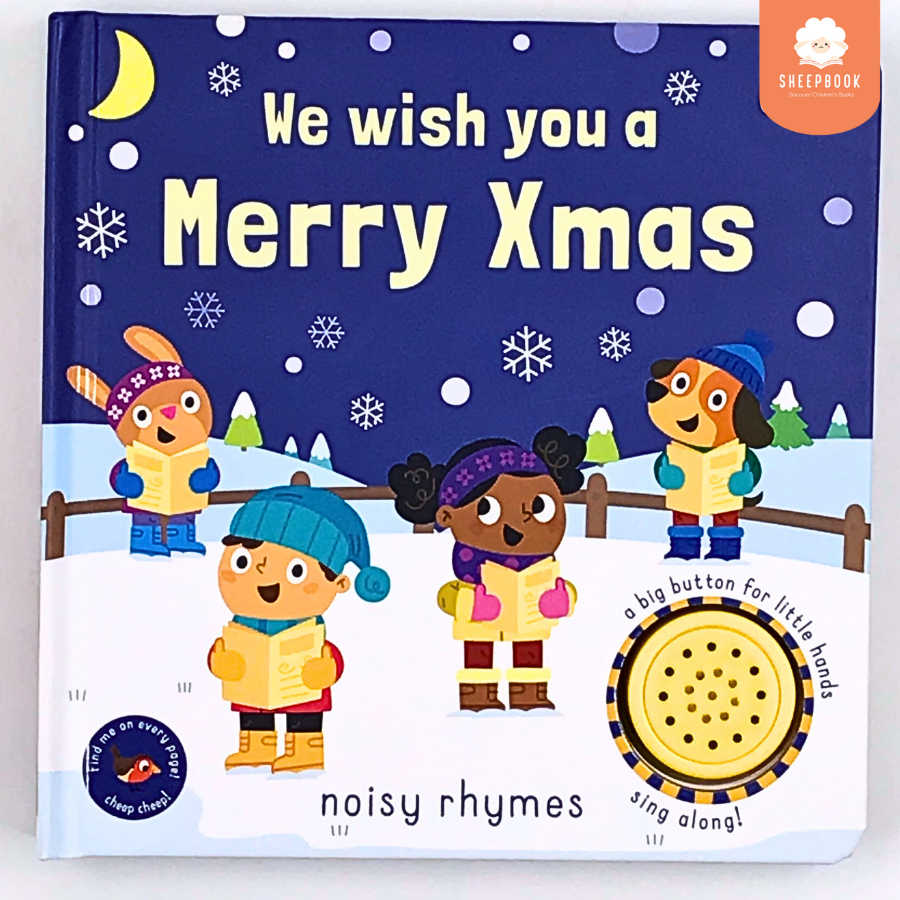 บอร์ดบุคปุ่มกดมีเสียง Noisy rhymes – We Wish You a Merry Xmas C2B1