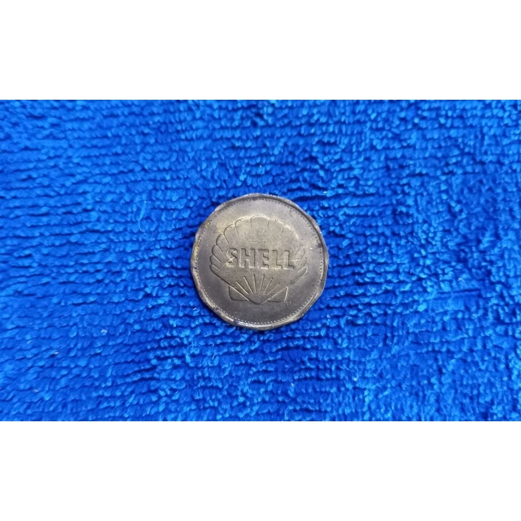 ( BK-572) เหรียญ ที่ระลึก บริษัท เชลล์  ( โทเค็น Shell Token)