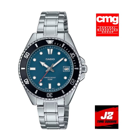 แท้แน่นอน 100% ออกใหม่ล่าสุด กับ Casio MDV-10D-2A1 อุปกรณ์ครบทุกอย่างพร้อมใบรับประกัน CMG ประหนึ่งซื