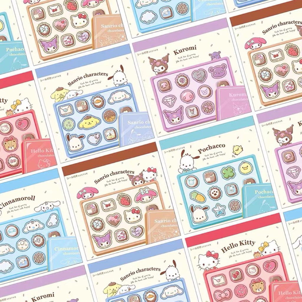 Sanrio สมุดฉีกลายใหม่ คอลขนม SR-554375