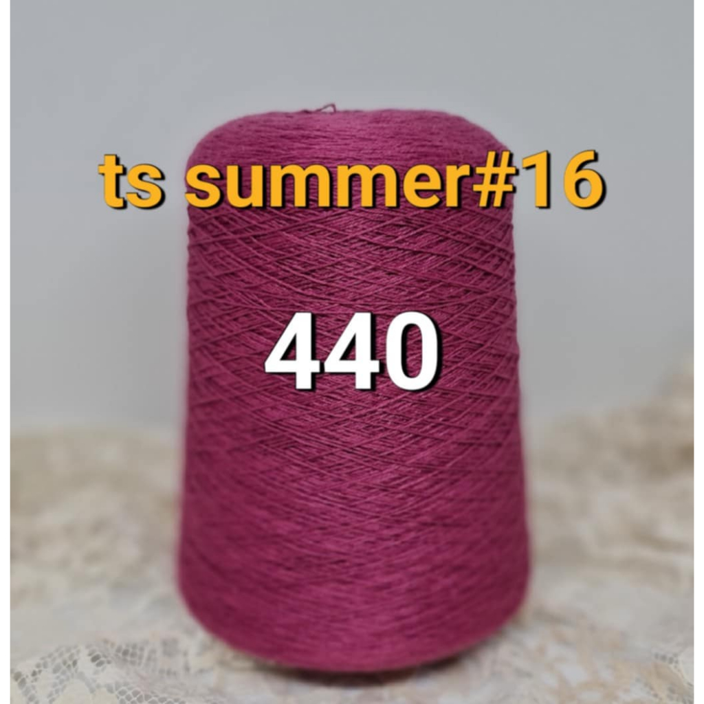 ด้ายถักคอตตอนสปัน เบอร์ 16 หนัก 200g  คอตตอนผสมสปัน - รูปที่ 2