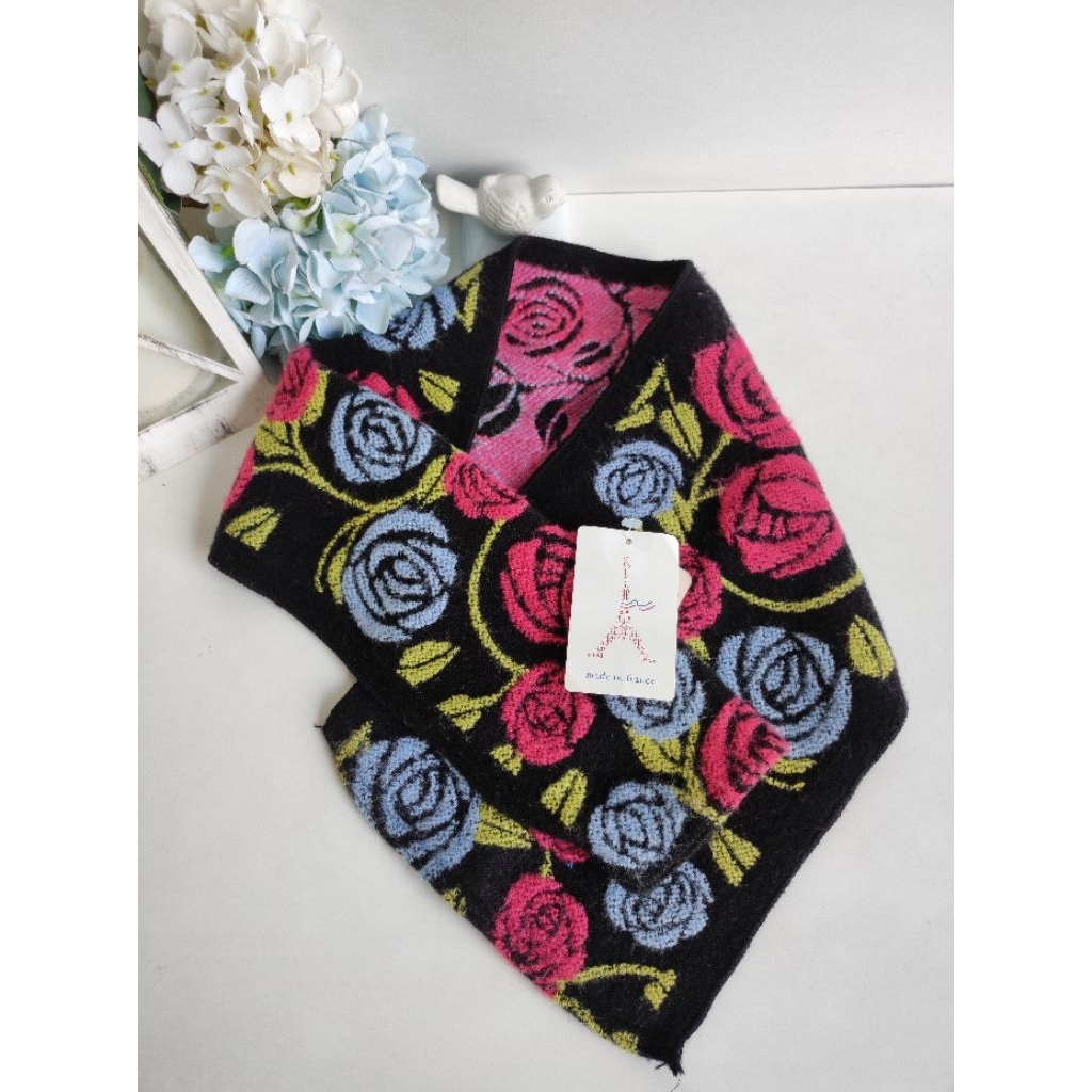 ETOILE PLUS ผ้าพันคอเนื้อขนสัตว์ทอ นุ่มมาก~~