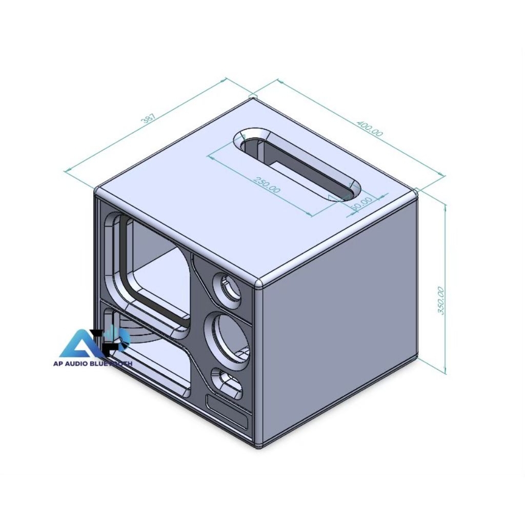 ตู้แบนพาส 6.5 นิ้ว AE 165 14 13 BP-MAX (1.1) - รูปที่ 3