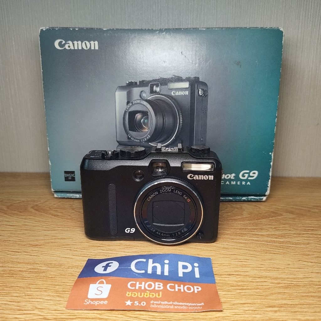 กล้องดิจิตอล Canon Powershot G9 ครบกล่อง