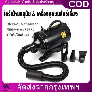 ไดร์เป่าขนหมา & ไดร์เป่าขนสัตว์ เสียงเบา เครื่องเป่าขน ไดร์ไล่น้ำ ไดร์เป่าขนสุนัข