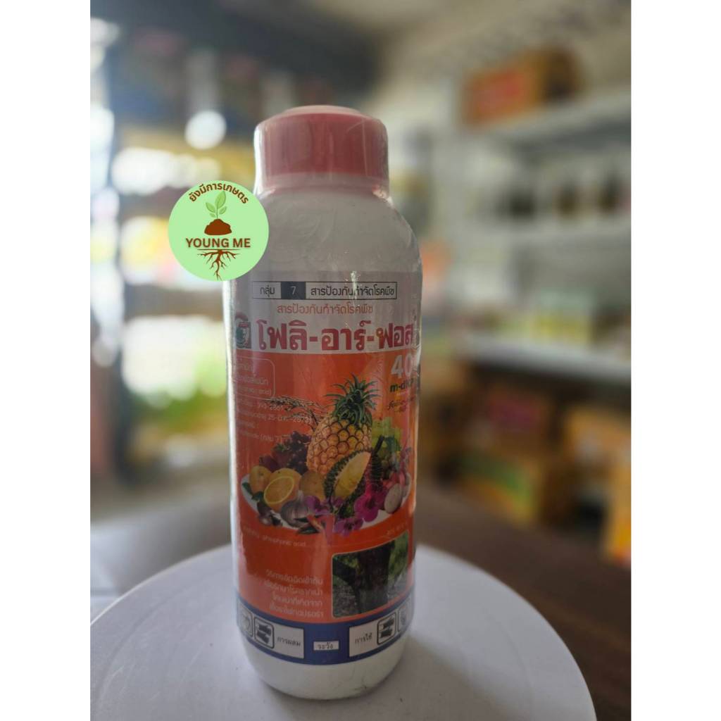โฟลิ-อาร์-ฟอส 40 สารป้องกันกำจัดโรคพืช รักษาและป้องกันโรครากเน่า สาเหตุจากเชื้อรา Phytophthora