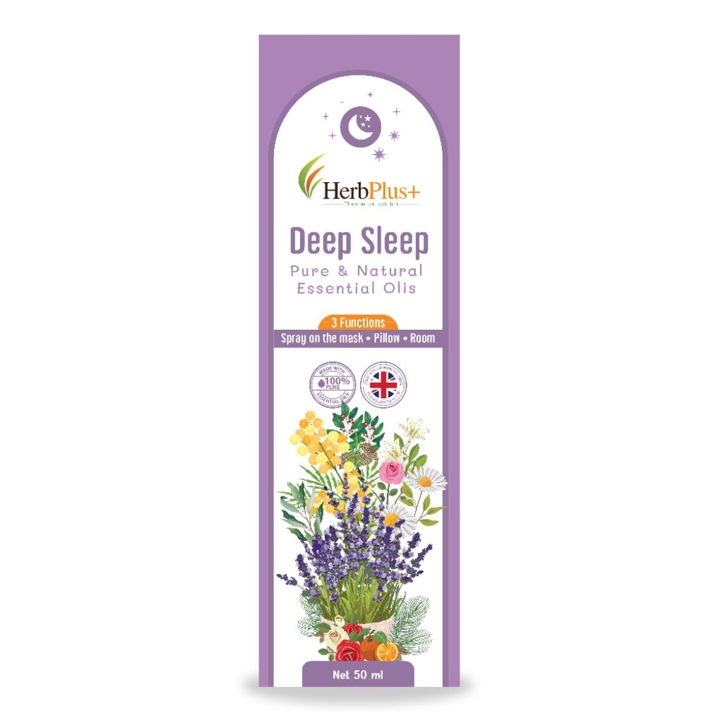 Deep Sleep ขนาด 50 ml  สเปรย์น้ำมันหอม 8 ชนิด ตัวช่วยหลับลึก ผ่อนคลาย กลิ่นหอม ยาวนาน สมุนไพร UK by Mor Bank - รูปที่ 3
