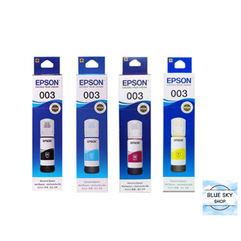 Epson Ink Original 003 BK,C,M,Y For (L3110,L3150) หมึกเติมแท้