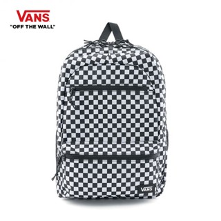 VANS BACK TO SCHOOL M BACKPACK - BLACK WHITE CHECKERBOARD กร…