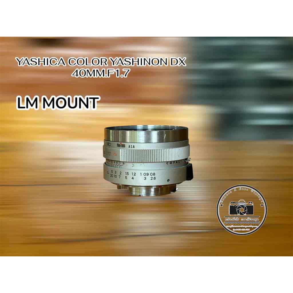 YASHICA COLOR YASHINON DX 40MM.F1.7 LM MOUNT