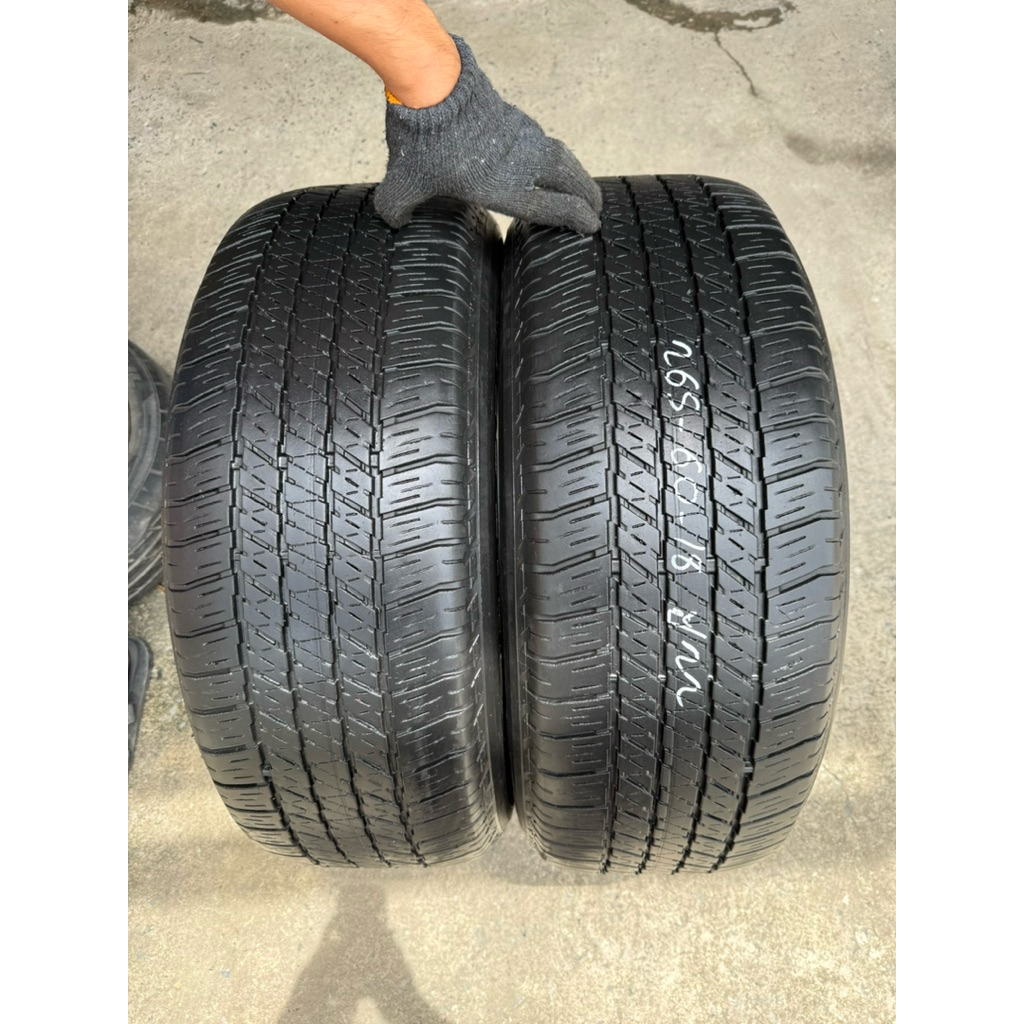 ยางมือสองBridgestone265/60r18ปี22(ราคาขายต่อ1เส้น)