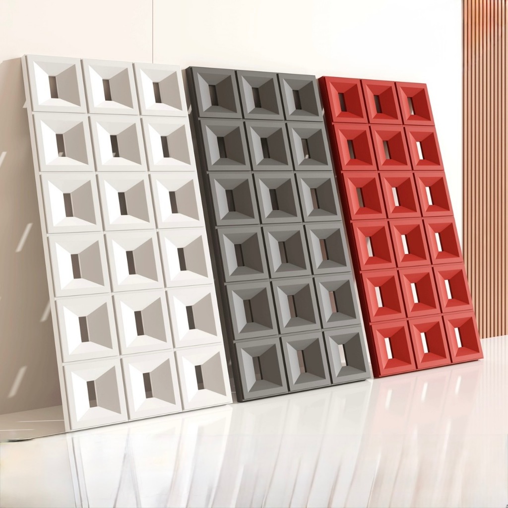 บล็อกช่องลม รุ่นWLD1 สำหรับตกแต่งผนังภายในและภายนอก  สวยงาม น้ำหนักเบา ติดตั้งง่าย แข็งแรง ทันสมัย