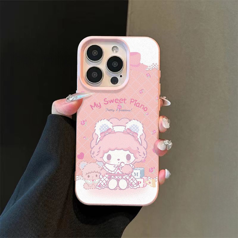 เคสไอโฟน 15 สำหรับ iPhone 11 15 13 14 12 Pro Max 8Plus 7Plus XR 14 7 8 15 Plus X XS Max  ปกกระต่ายคิตตี้น่ารัก - ภาพย่อย 5