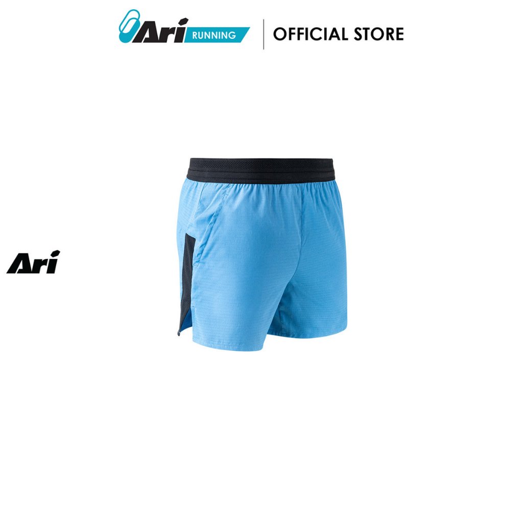 ARI MEN AEROSPEED V3 RUNNING SHORTS 3 INCHES – PARISIAN BLUE (AAP2876-04) กางเกงวิ่งผู้ชาย 3 นิ้ว อาริ AEROSPEEDV3 สีฟ้า ราคา ถูกที่สุด ดีลบีเคเค แกลเลอรีภาพที่ 2