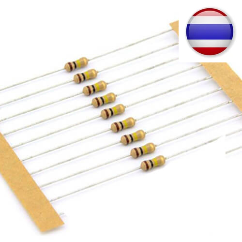 10pcs ตัวต้านทาน 1/4W 0.25 w 5% Carbon film resistor 0R - 16R ohm resistance