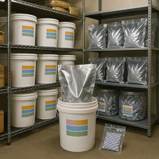 Pure Aluminum Foil Rice Bag ถุงอลูมิเนียมฟอยล์ บรรจุข้าว zipbag Moisture-Proof, Durable Food Storage Pouch