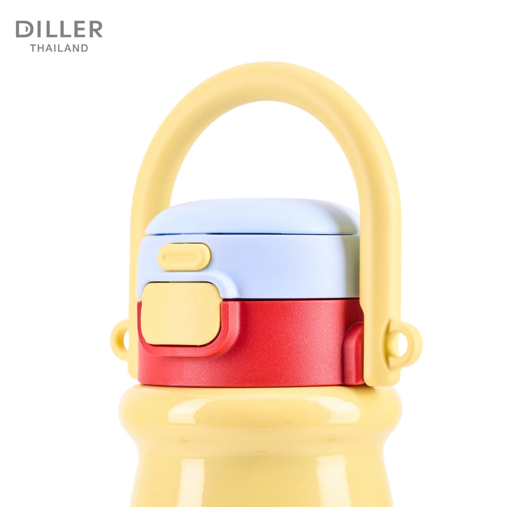 Diller Thailand Thermo Flask 520ml. (MLH9327) กระติกเก็บความร้อน-เย็น ฝาปิด 2in1 พร้อมหูหิ้วและสาย พร้อมส่งจากกทม. thumbnail 6