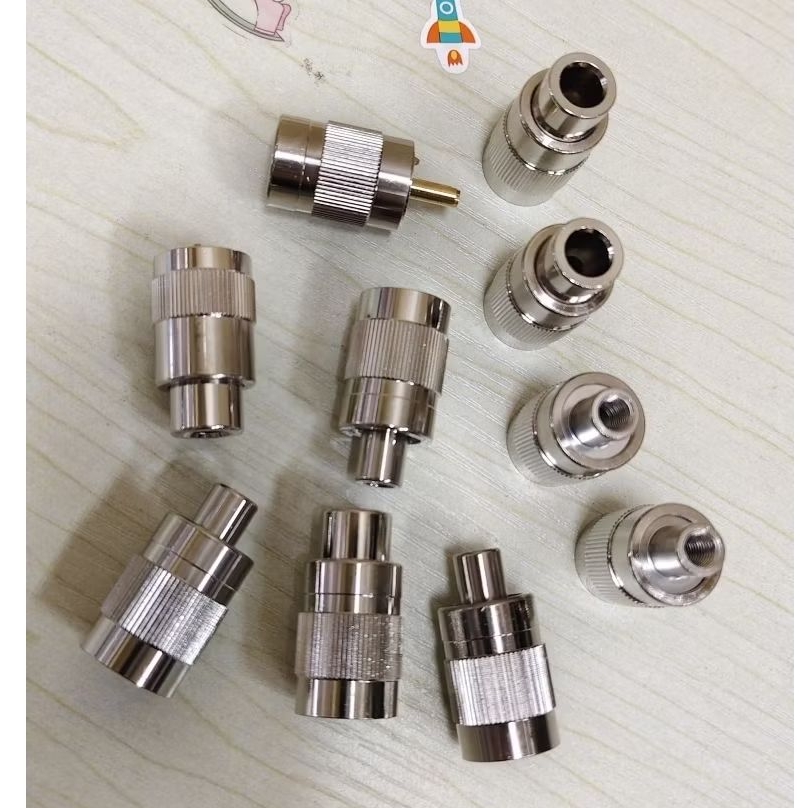 #ขั้วสายนำสัญญาณPL259-RG58-RG8-5DFB