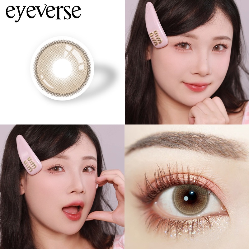 [0.00-6.00]Eyeverse คอนแทคเลนส์สีบราวน์สโนว์เบลด 14.2mm แบบรายเดือน COD ตาโตเป็นธรรมชาติ นุ่มสบายสุดๆ - รูปที่ 2