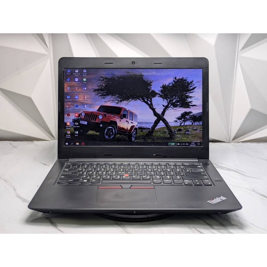 second hand notebook  Lenovo Thinkpad E470  สเปก intel Core i5 -7200U (gen7)  Ram 8 GB SSD 512 GB   