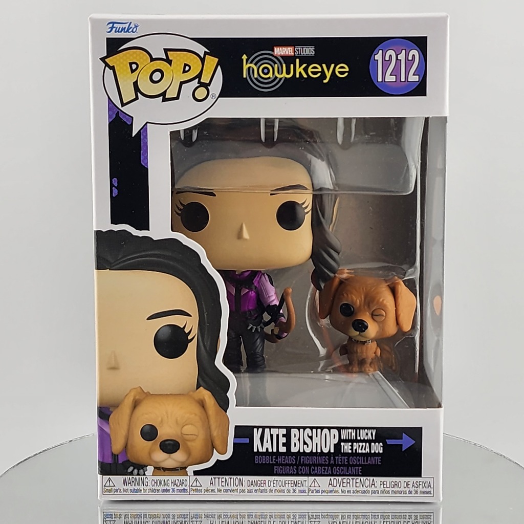 Funko Pop Marvel Hawkeye - Kate Bishop with Lucky The Pizza Dog 1212
