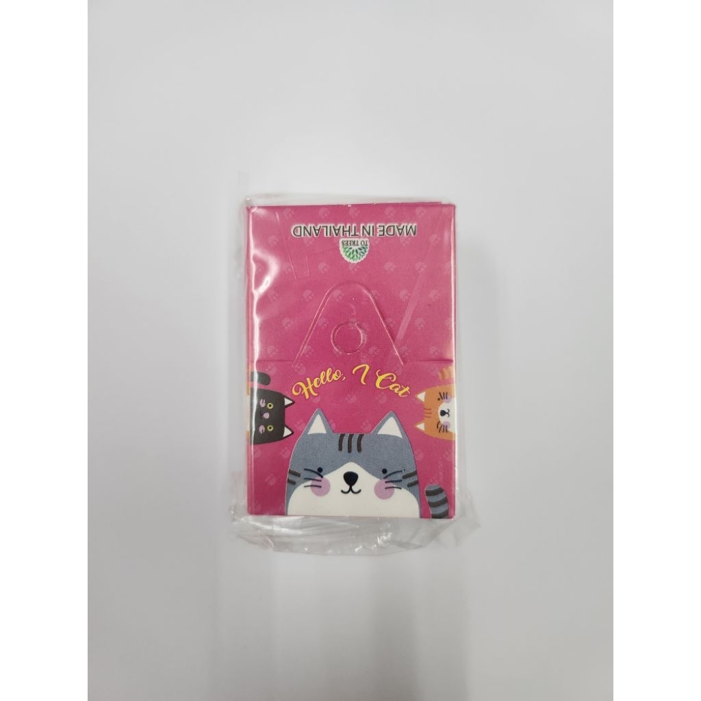 หัวกระดาษลายแมวน่ารัก พื้นสีชมพู ขนาด 1.5 นิ้ว - รูปที่ 2