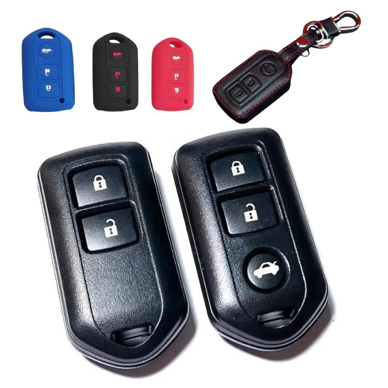 กรอบกุญแจรีโมท Toyota Wish แบบ 2 ปุ่ม *ส่งฟรี Kerry*