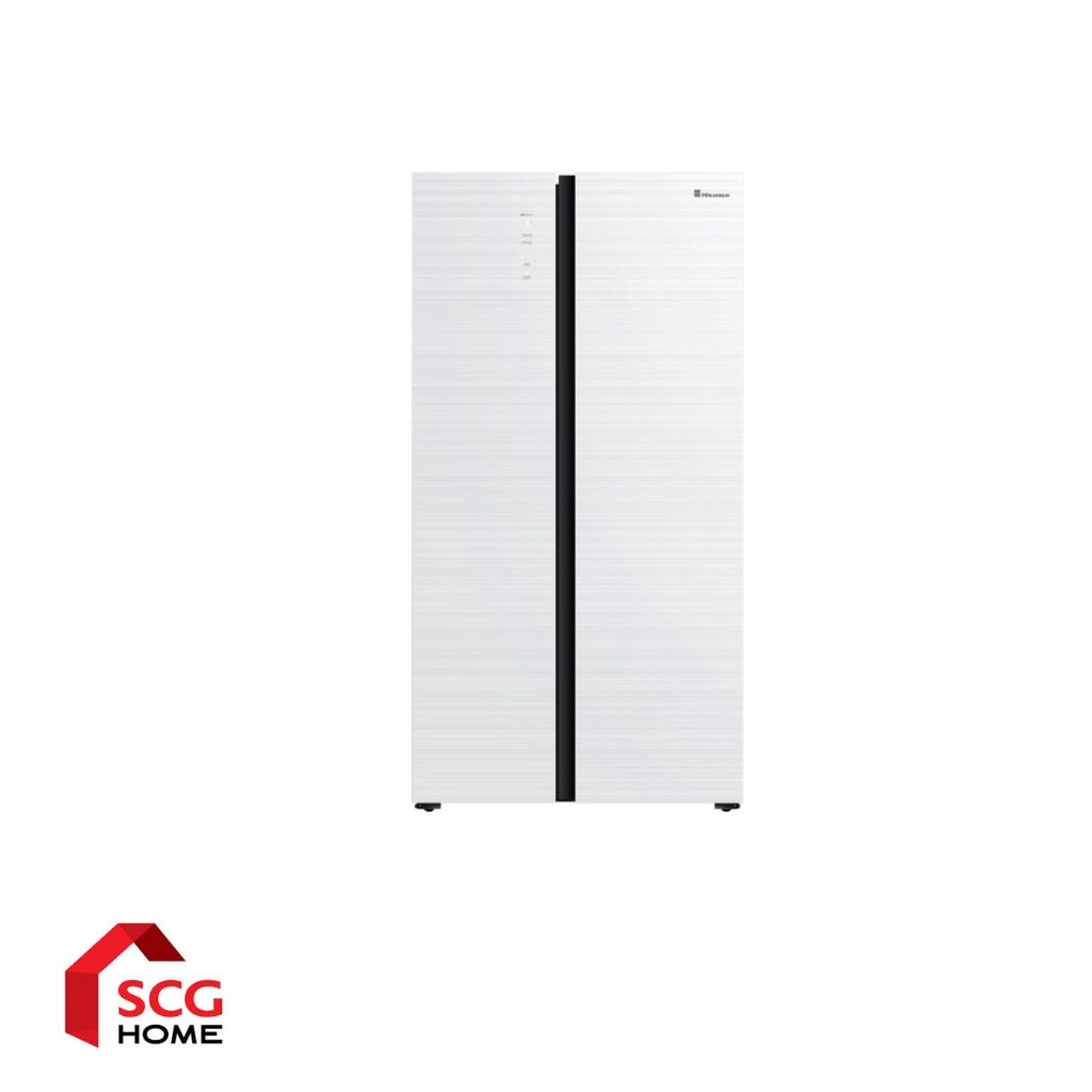 Hisense ตู้เย็น Side by Side Series ขนาด 18.5คิว (523L) รุ่น RS670N4AW1