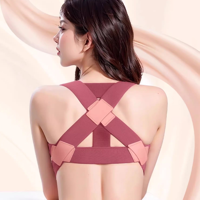 【ส่งจากไทย】ตัวช่วยแก้หลังค่อม สายรัดพยุงหลัง เข็มขัดพยุงหลัง หลังงอ ปรับสรีระให้ดีขึ้น Size S-M-L - รูปที่ 2