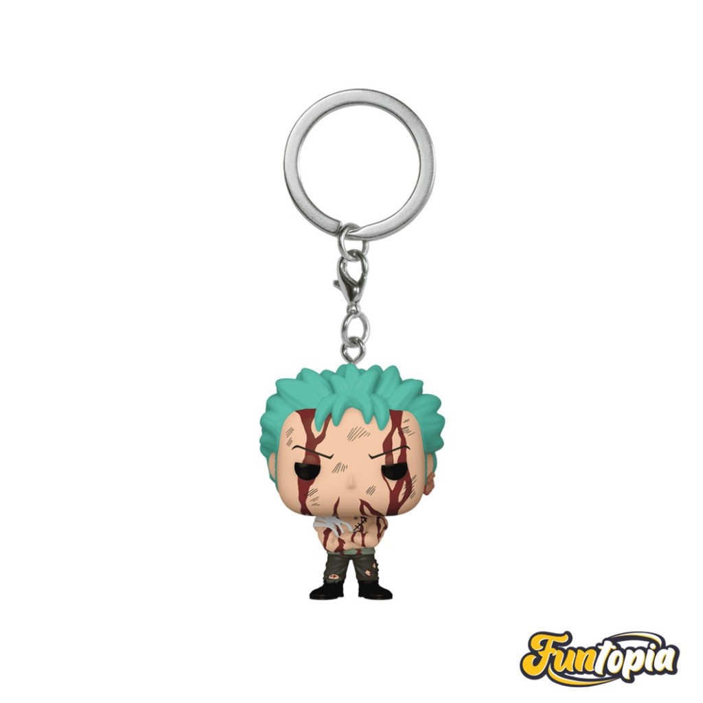 Funko Keychain!(76880) - Roronoa Zoro "Nothing Happened" ver. (Exclusive) Pocket POP! Keychain: One 