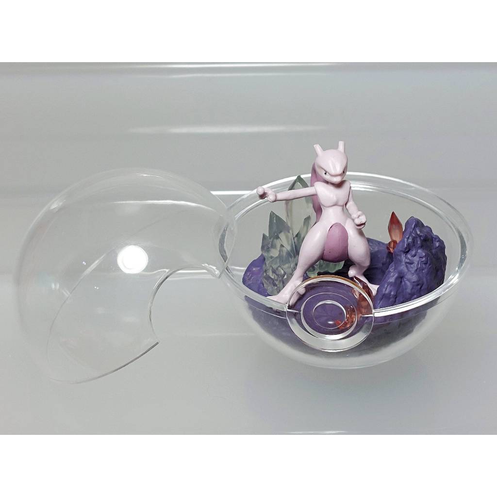 [ของแท้] [มือสอง] Pokemon Pocket Monsters Terrarium Collection Mewtwo Figure Re-Ment