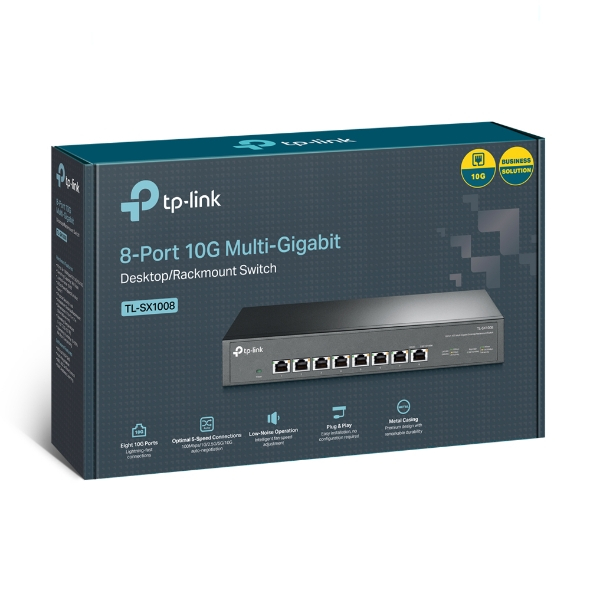 TP-LINK TL-SX1008 8-Port 10G Desktop/Rackmount Switch