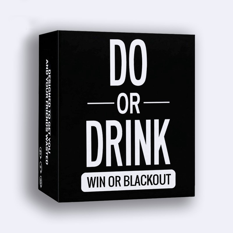 Do or Drink Win or Hydrate Card Games Game Night and Bachelorette Party Drinking Games for Adults