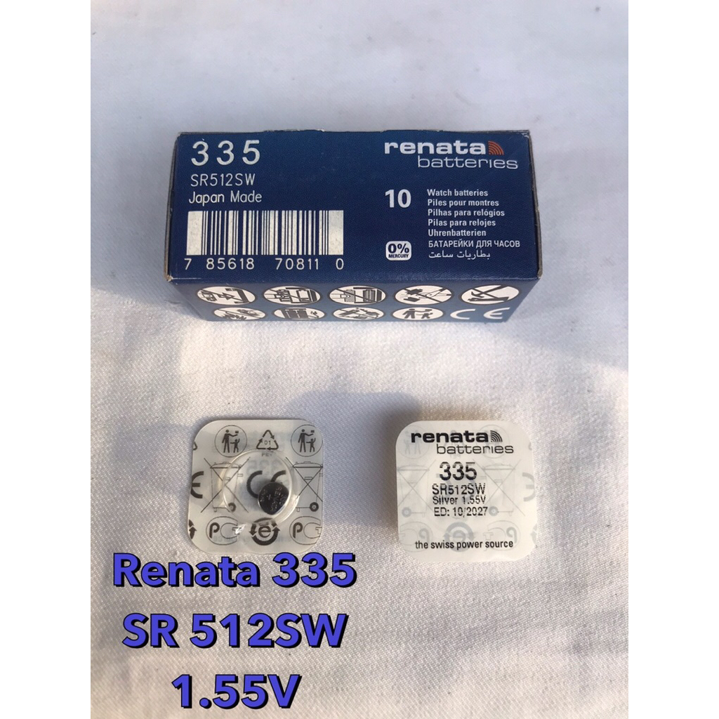 ถ่านกระดุม Renata 335/ SR512 SW