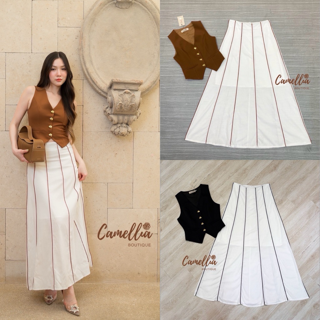 ชุดเข้าเซตสวยใส่ไปงานใส่ทำงาน Camellia