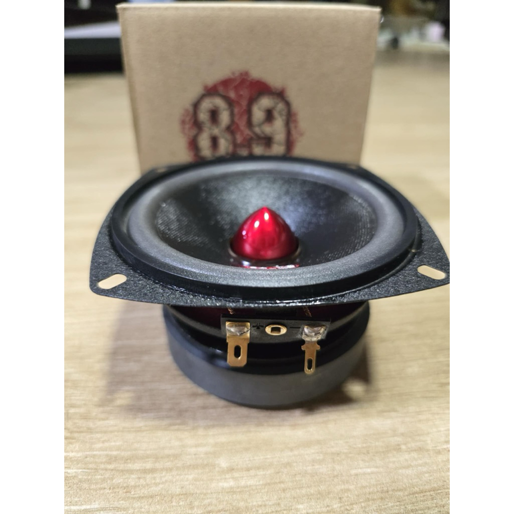 แบนด์แท้ 8.9Richter เสียงกลาง4 นิ้ว เฟสปลั๊ก กลางชัด 4โอม 50วัตต์