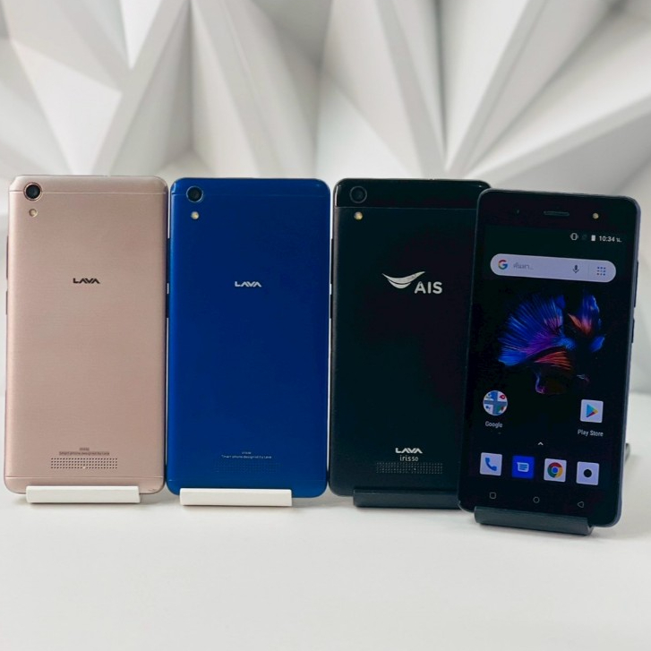 Ais LAVA 50 หน้าจอ5นิ้ว แรม1รอม8 แอนดรอยด์6.0 แบต2500mAh โทรศัพท์มือถือสภาพสวยพร้อมใช้งาน(ฟรีชุดชาร์