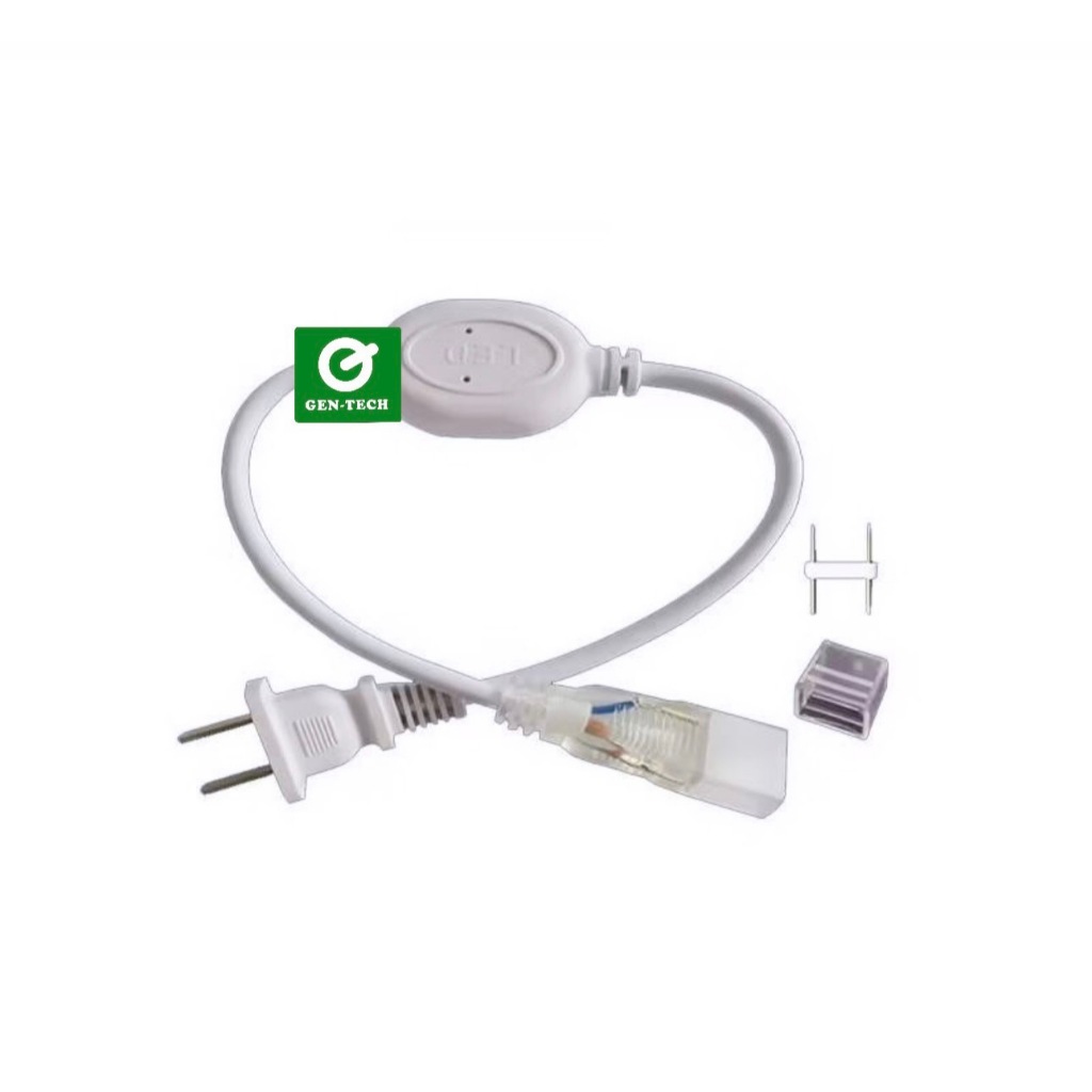 สินค้าพร้อมส่ง!!ปลั๊กต่อไฟเส้น รุ่นLED 2835เม็ดคู่ 220V พร้อมจุกปิดครบชุด สามารรองรับไฟได้30เมตร