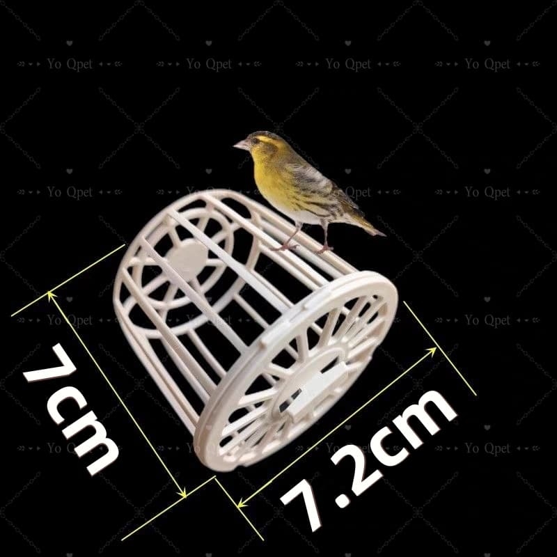 กล่องใส่หญ้าราฟเฟีย ใยมะพร้าว เส้นใยกัญชง สำหรับนกแก้ว อุปกรณ์ตกแต่งกรง - รูปที่ 6