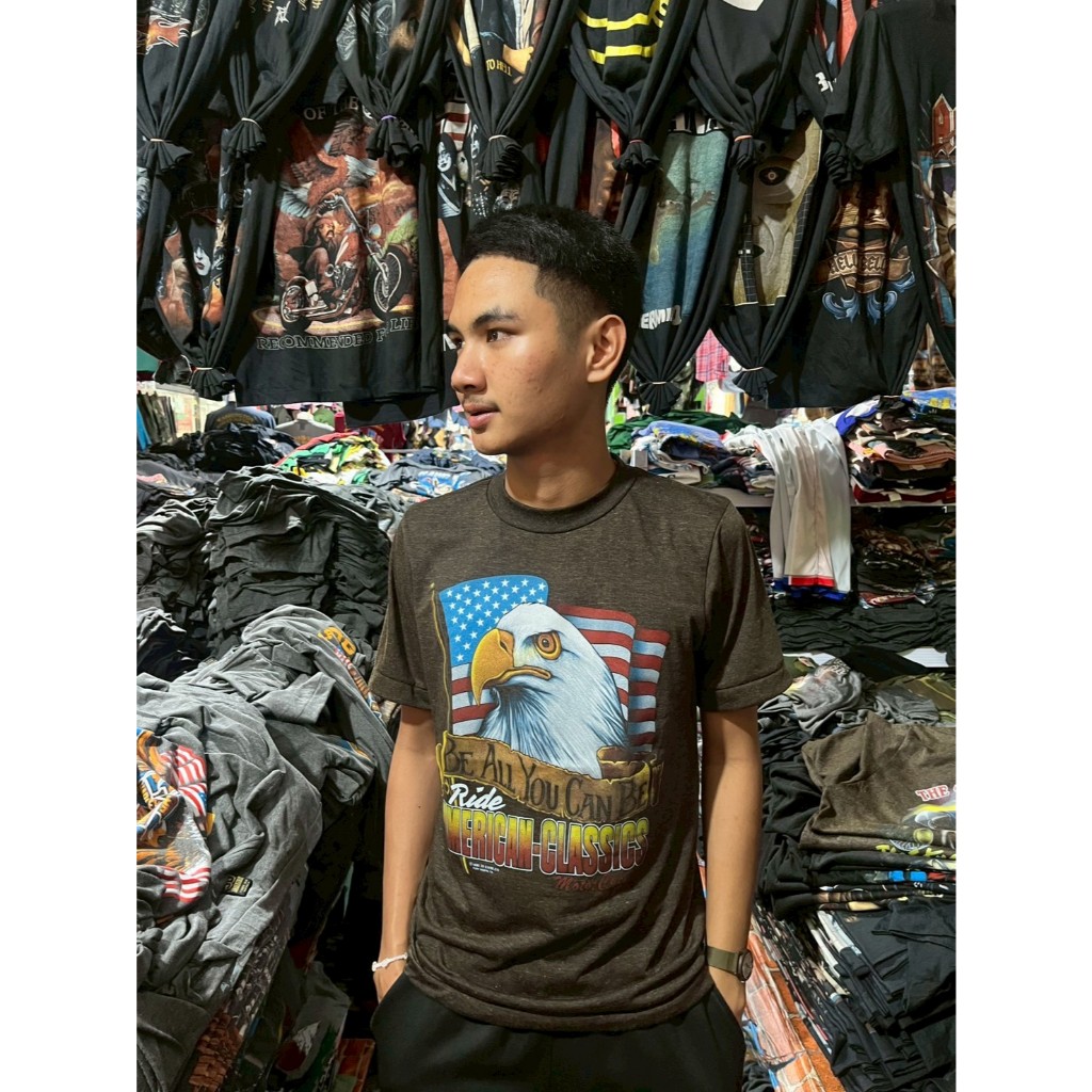 3Dเสื้อผ้าบางสีเฟดสนิม lสีขับผิวสกรีนลายหน้าหลังไม่มีตะเข็บข้าง ผ้านิ่ม สวมใส่สบาย