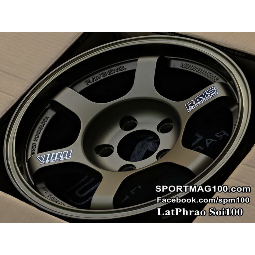 ล้อแม็กซ์ Te37 ขอบ15นิ้ว 5รู114 สีทองไหม้ กว้าง7.5นื้ว Offset10 [16680]