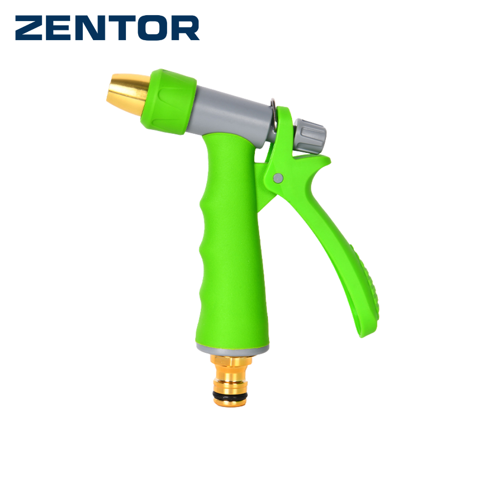 Zentor หัวฉีดน้ำ ปืนรดน้ำ หัวปรับได้ 3 แบบ สเปร์ย แรงดัน ใช้ล้างรถได้ Garden Spray Gun