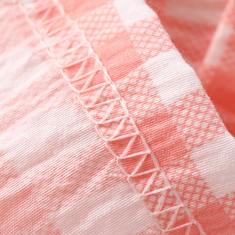 ชุดนอนเด็ก ชุดนอนเด็กน่ารัก ลายสก๊อต แขนยาวขายาว ใส่สบาย งานแฟชั่นสำหรับเด็กหญิง/เด็กผู้ชาย - รูปที่ 4