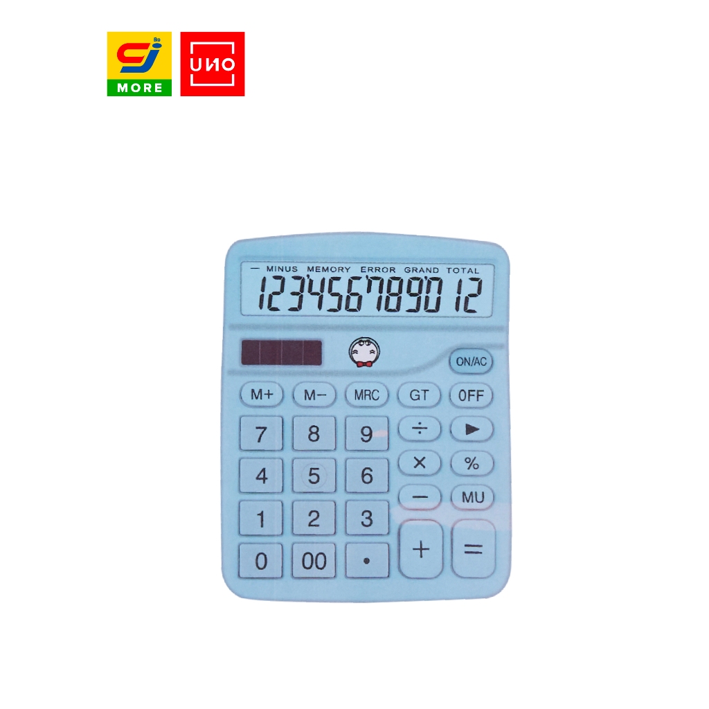 UNO เครื่องคิดเลขสีฟ้าพาสเทล รุ่น 129