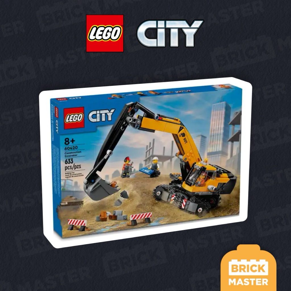 Lego 60420 City Yellow Construction Excavator (ของแท้ พร้อมส่ง)