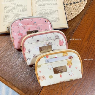 กระเป๋าสตางค์ใบสั้น กระเป๋าเงินผู้หญิง KEPT Pocket Bag 2 ช่อง ขนาด 6 นิ้ว รวมลาย พร้อมกล่อง