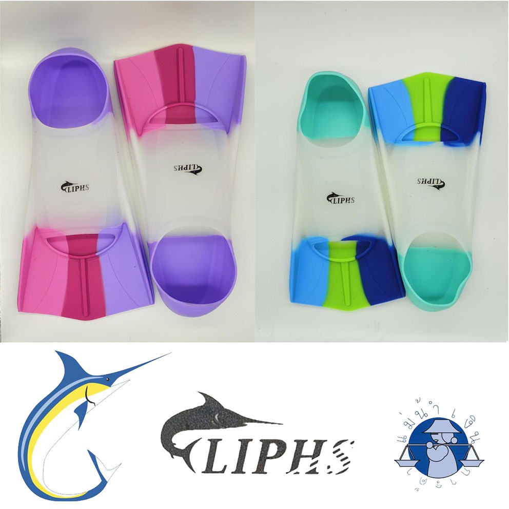 (LIPHS) trip.co. ตีนกบ / flippers (ม่วง-แดง &