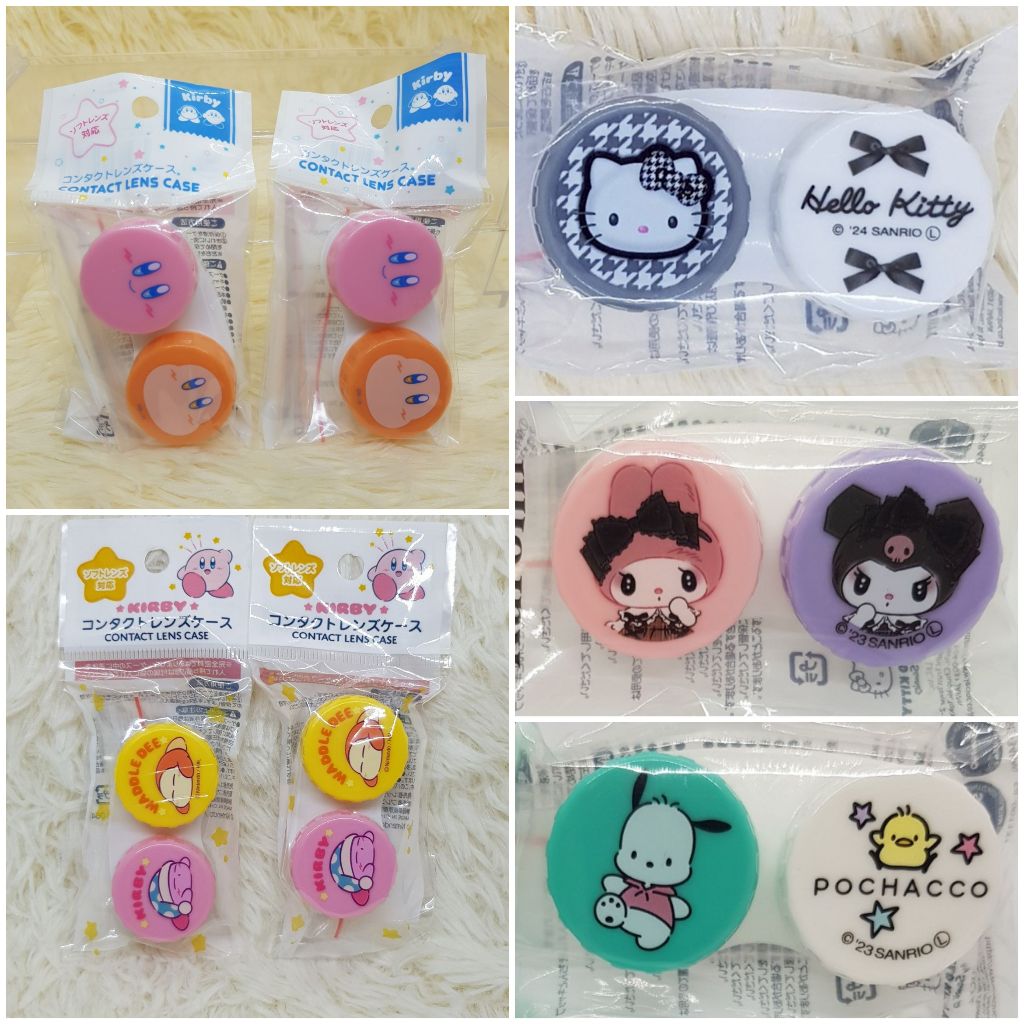 ที่ใส่คอนแทคเลนส์ ตลับใส่คอนแทคเลนส์ (Contact lens case)  ลายการ์ตูนลิขสิทธิ์ จากประเทศญี่ปุ่น