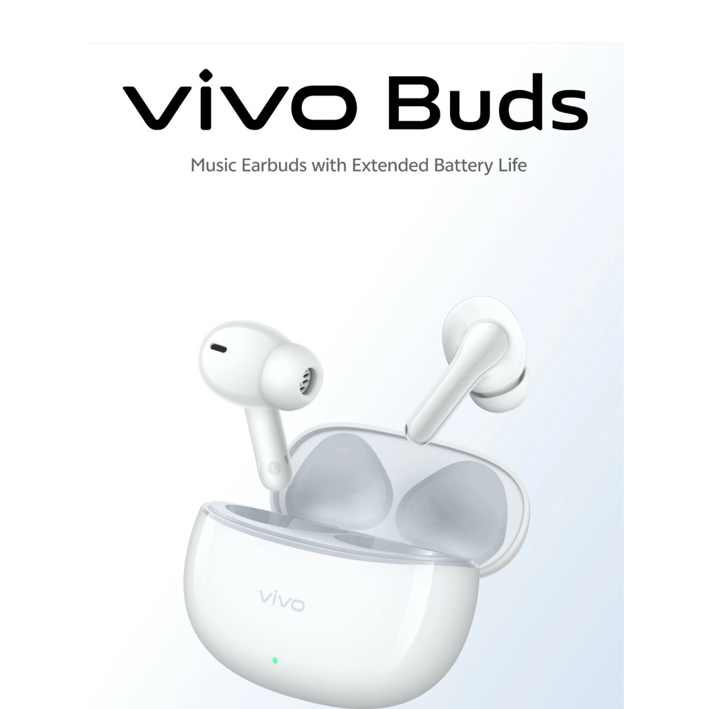 Vivo Buds(ceramic white)ศูนย์ไทยแท้เสียงดี ตัดเสียงรบกวน ทนนัำ ทนฝุ่น